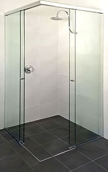 Slimline Sliding Shower Glass Screens